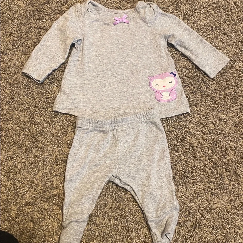 Baby Girl Outfit Bundle Newborn 7 Piece
